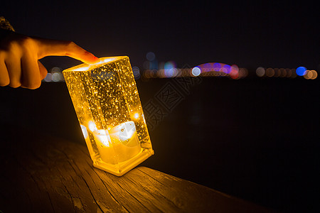 烛光温馨夜景高清图片