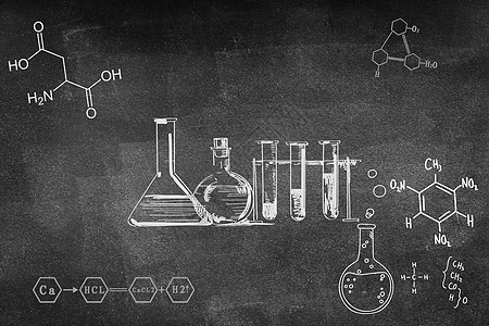化学的世界黑板老飞机高清图片