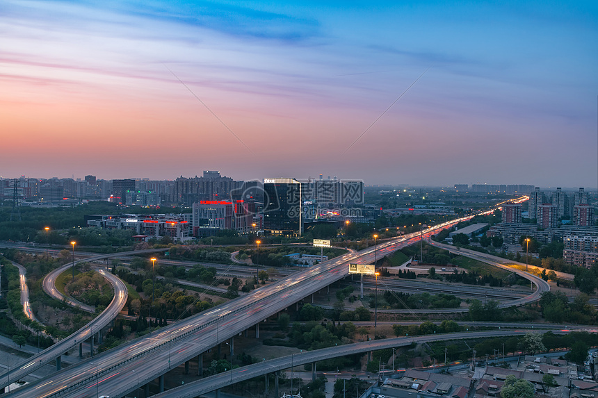 北京五环路交通立交桥图片
