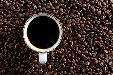 咖啡豆咖啡素材背景图片