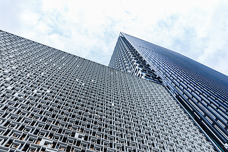 上海浦西大气商务大楼建筑背景图片