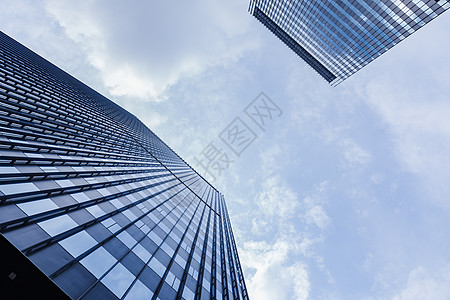 桂林建筑上海浦西大气商务大楼建筑背景