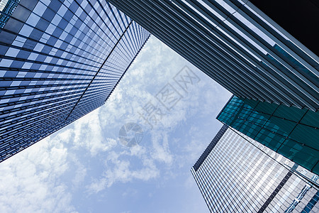 科技汽车线条上海浦西大气商务大楼建筑背景