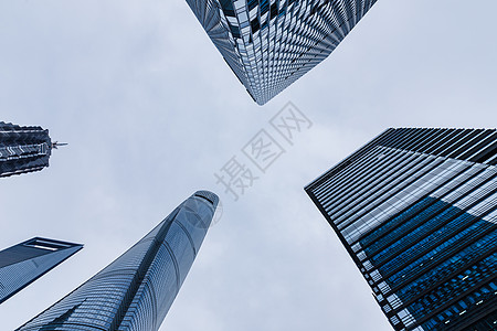 上海陆家嘴商业大气大厦背景