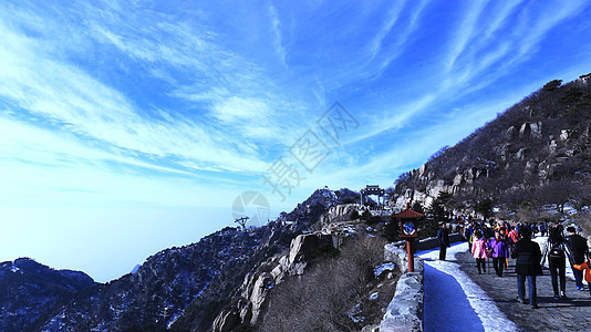 泰山背景图片