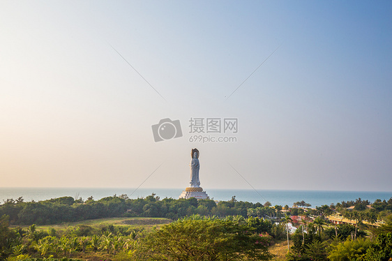 海南三亚南海观音图片