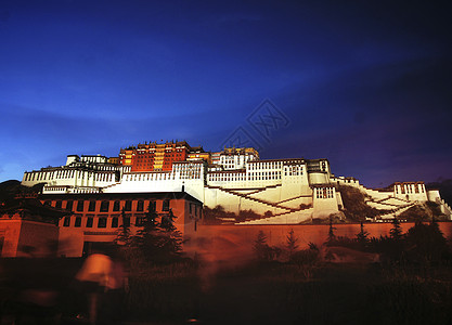 布达拉宫西藏元素磅高清图片