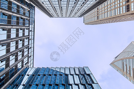 重庆商业大厦仰视图高清图片