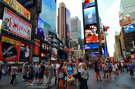 美国纽约时代广场街道图片