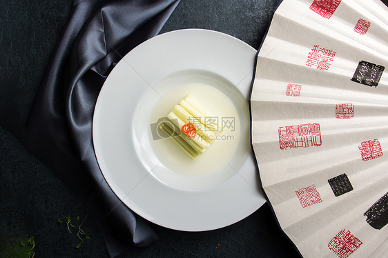 中餐西做菜翅汤煨竹笋图片