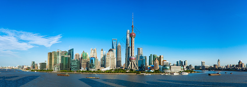 上海外滩上海地标全景图背景
