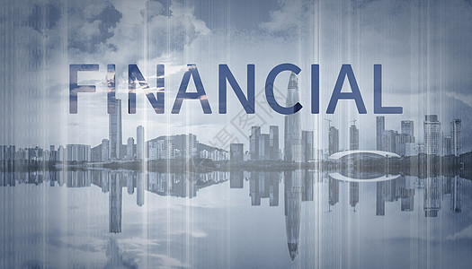 金融英文字母背景图片