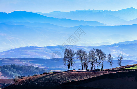 云南风光云南东川背景