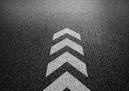 白色街道公路箭头设计图片