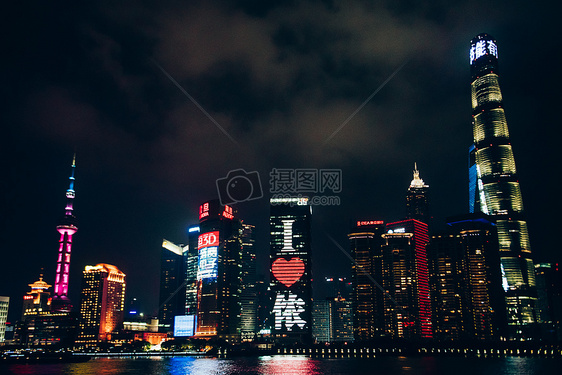 上海外滩夜景图片