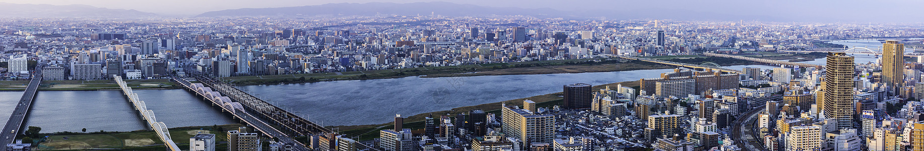  大阪城市景观图片
