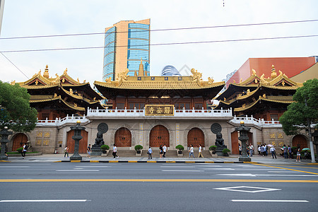 静安寺旅游高清图片素材