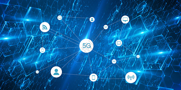 酷炫蓝光三维图文图片