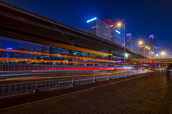 夜景的北京城市图片