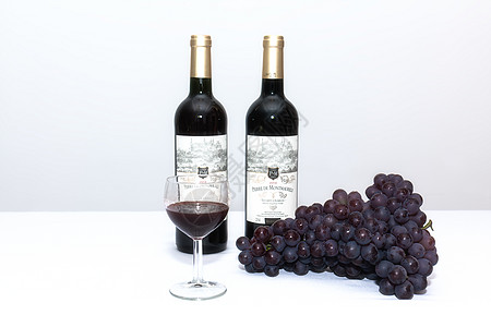 法国葡萄园法国进口干红葡萄酒背景