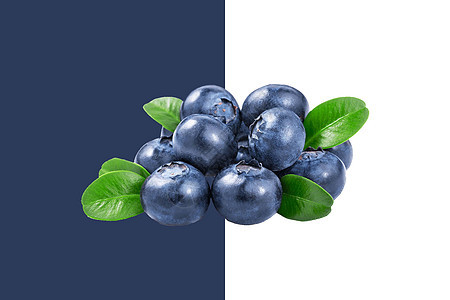 蓝莓水果背景背景图片