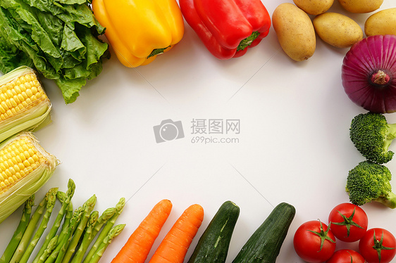 蔬菜组合背景图片