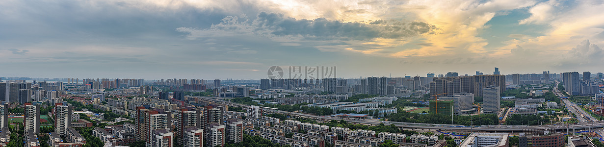 武汉城市风光全景背景图片