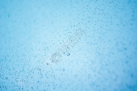 玻璃雨水滴背景图片