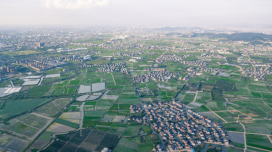 田野鸟瞰航拍江南田野背景