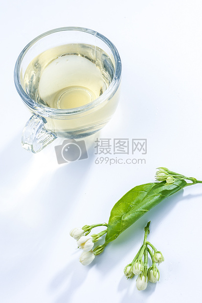 夏日茉莉花茶图片