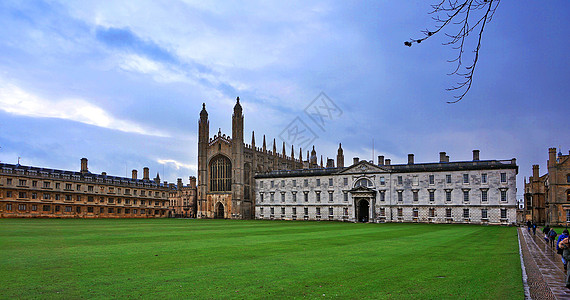 著名景点英国剑桥大学背景