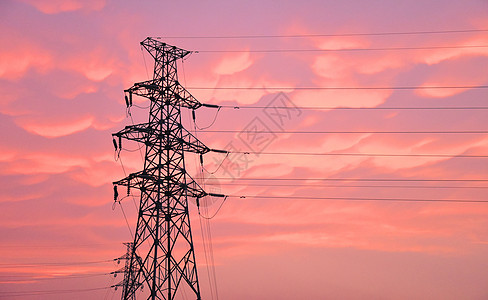 中国电力运输风电高清图片