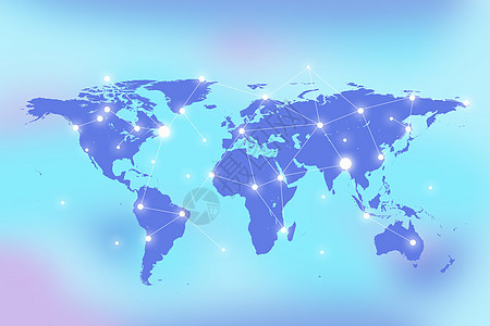连接全球创意网络科技设计图片