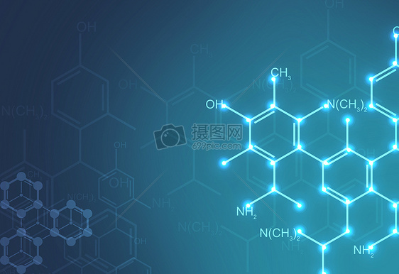 科技分子背景图片