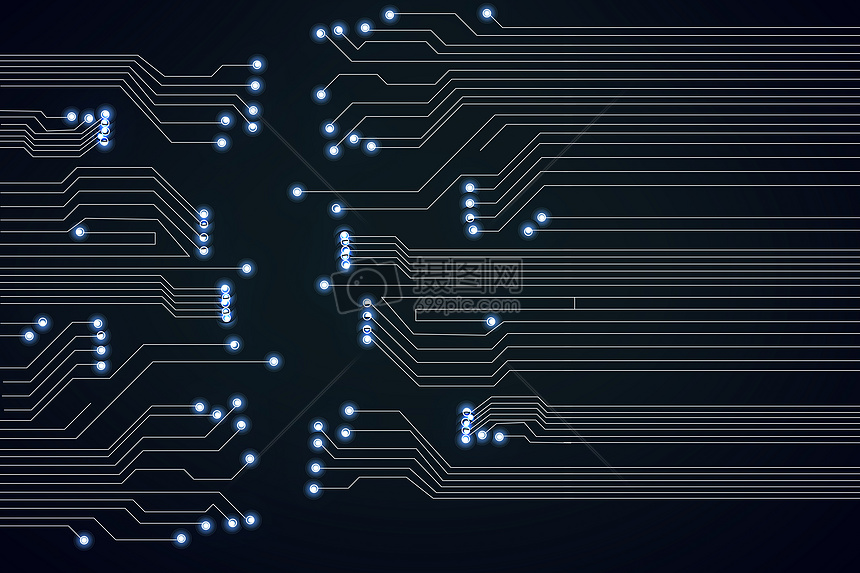 大气科技电路素材图片