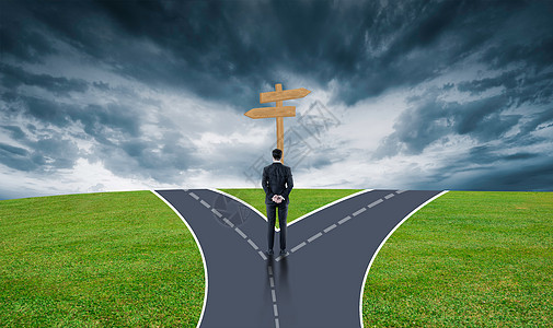 分叉路口创意 分叉路口合成 分叉路口设计图片下载 摄图网