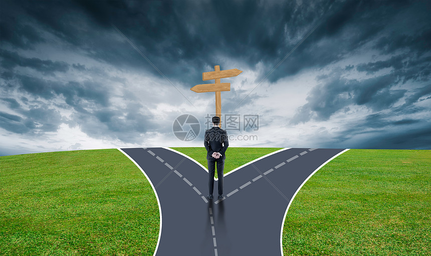 方向选择图片素材-正版创意图片500484726-摄图网