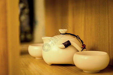 陶瓷茶背景图片