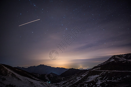 银河星轨满天星背景图片