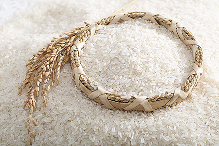 大米米粒白米高清图片