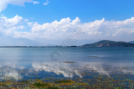 大理洱海背景图片