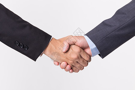 商业人像握手合作背景图片