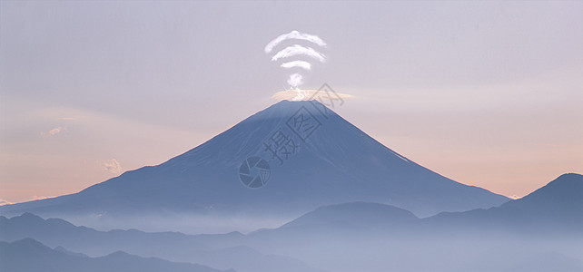 济州岛火山wifi云设计图片