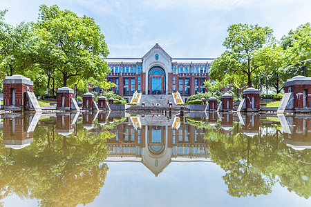 大上海上海华东政法大学图书馆背景