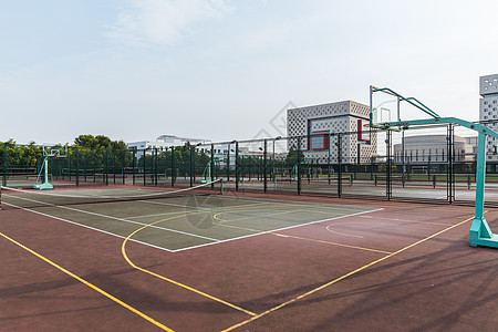 上海视觉艺术学院篮球场高清图片