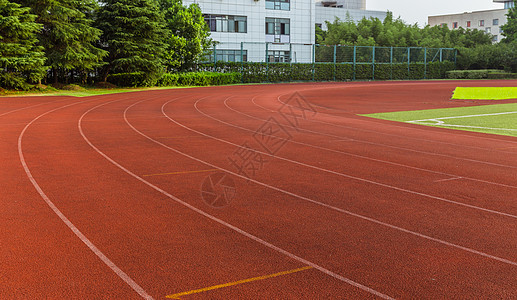 上海视觉艺术学院操场跑道背景图片