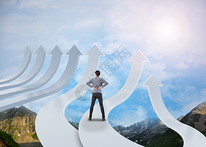 人生引导方向图片素材