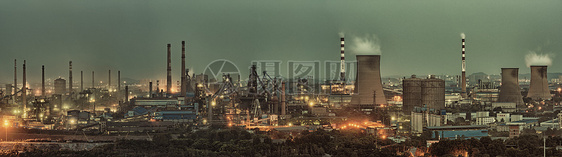 工业工厂烟囱图片
