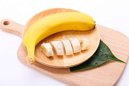 香蕉 大暑陶瓷三层大果盘高清图片