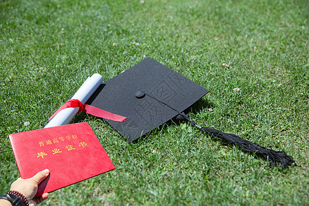 毕业季证书背景高清图片